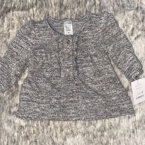 Long sleeve baby girl top